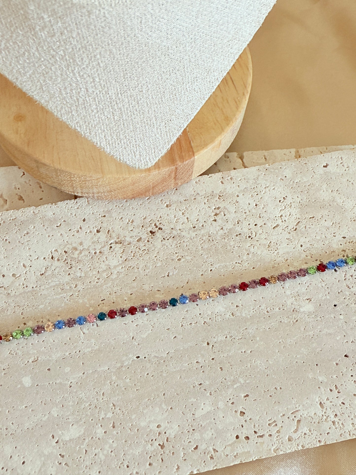 Colourful Diamond Bracelet