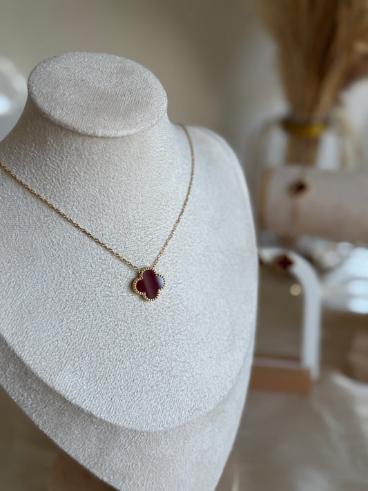 Eline in maroon “Necklace “