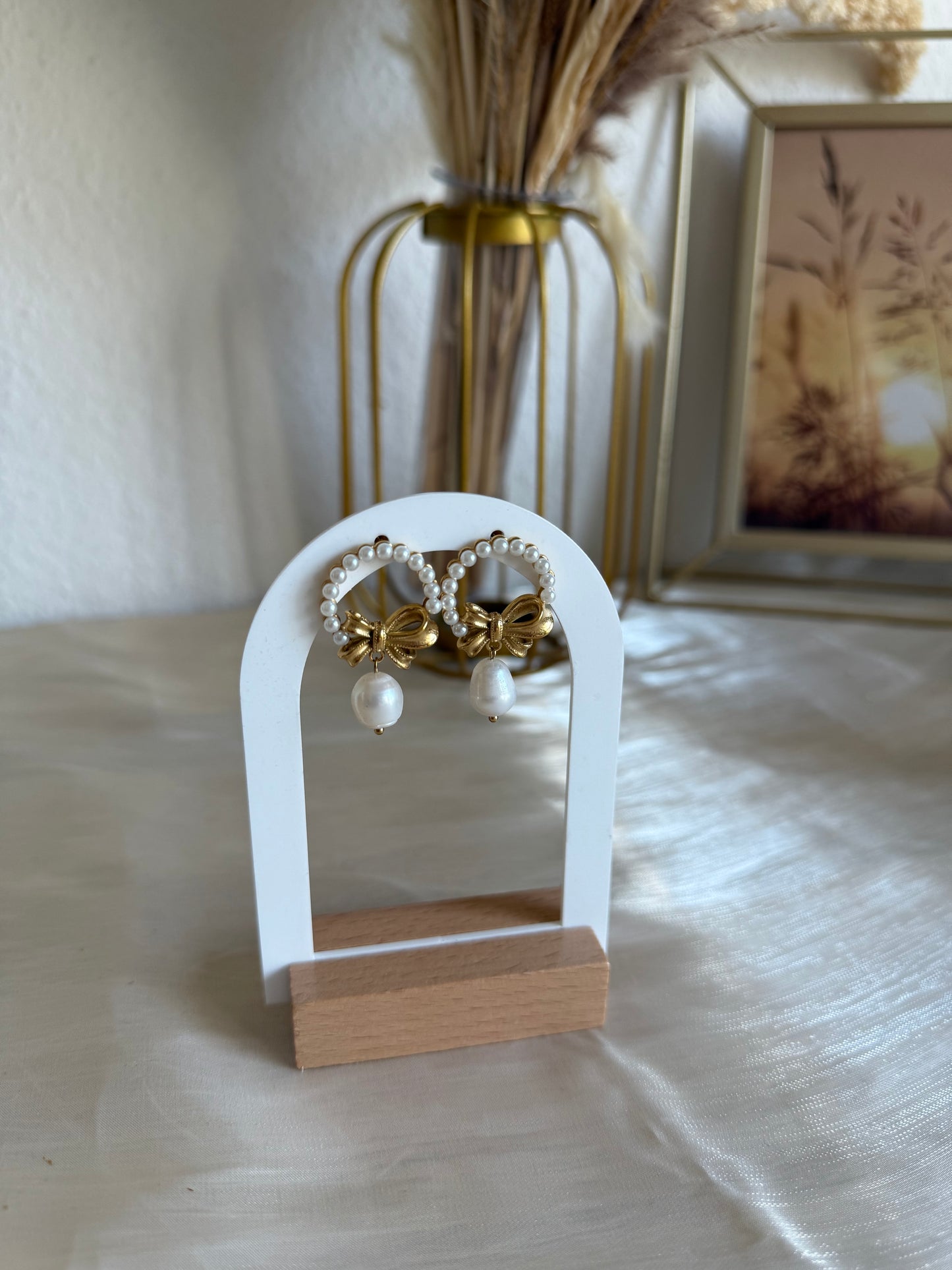 Luxury bow “Earrings “