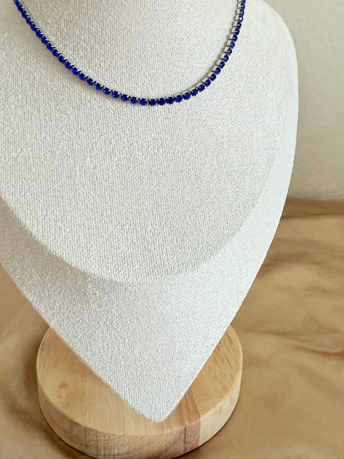 Blue Diamond Necklace