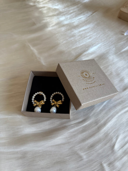 Luxury bow “Earrings “