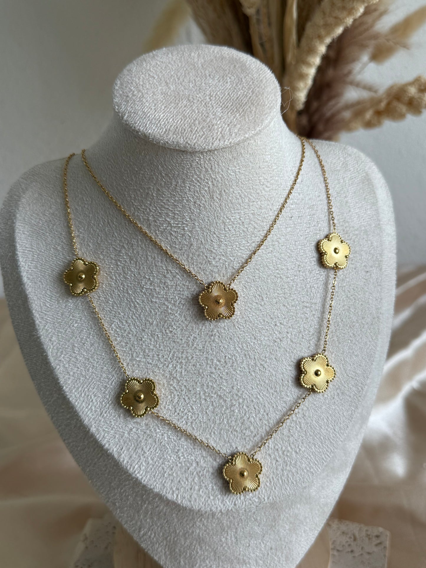 Golden Rose Necklace