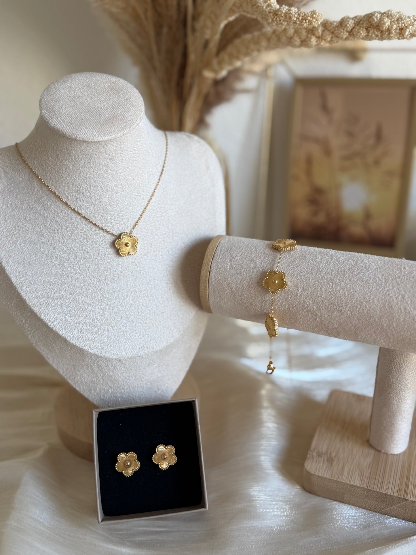 Golden Rose “Earrings “