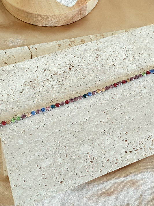 Colourful Diamond Bracelet