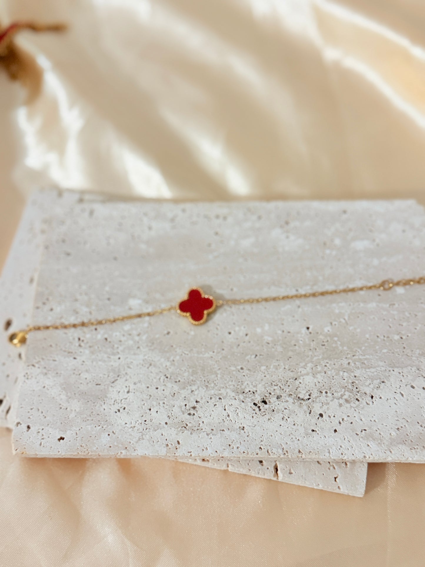 Eline in Red Bracelet