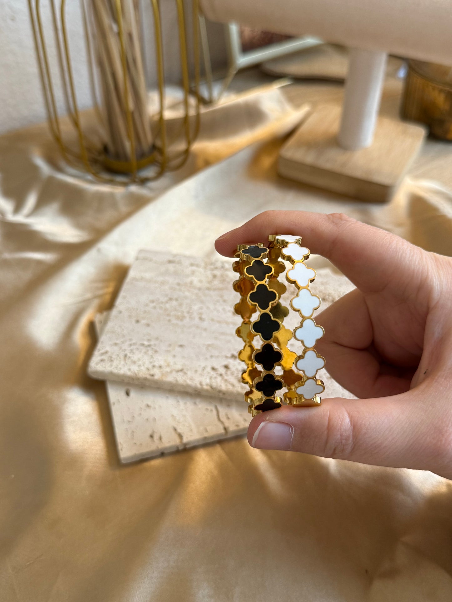 Rama in white “ Bracelet “