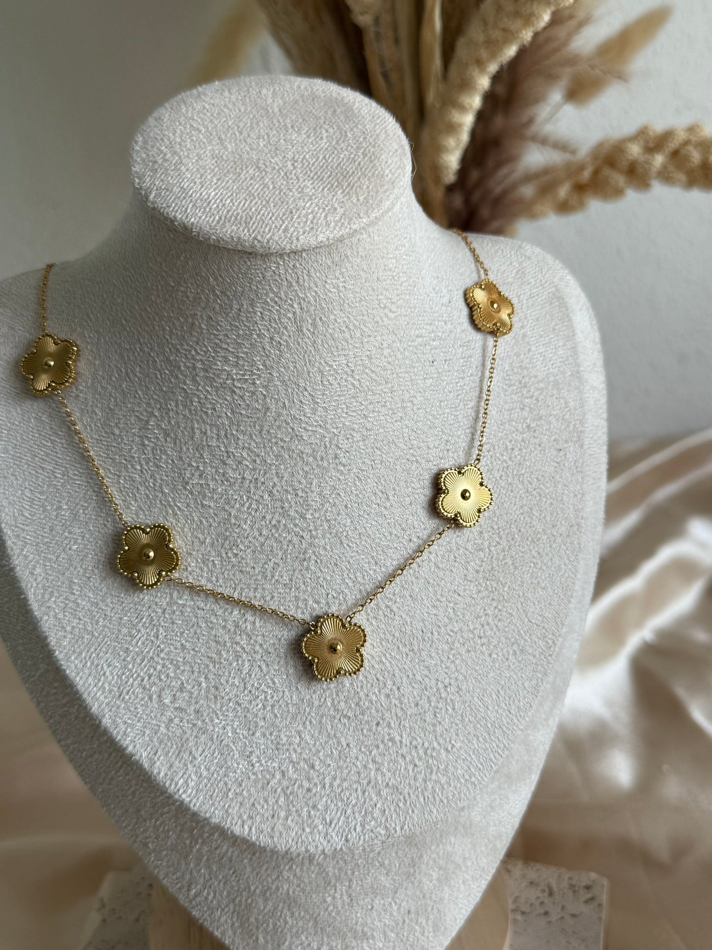 Golden Rose Necklace