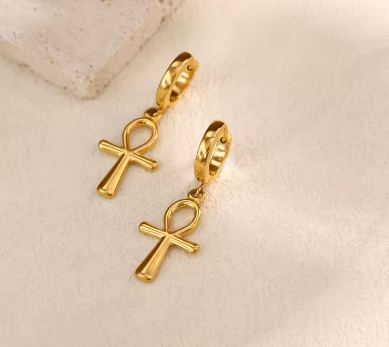Ankh Earrings