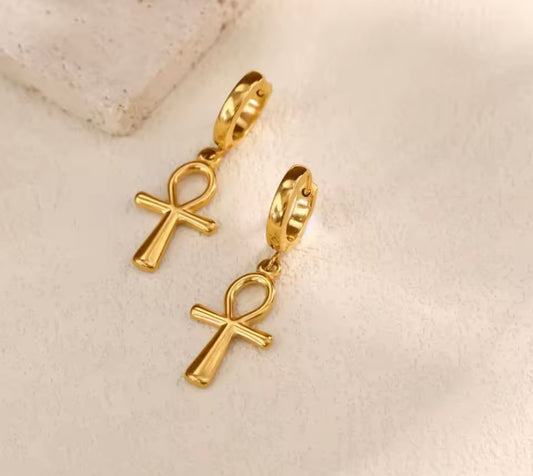 Ankh Earrings