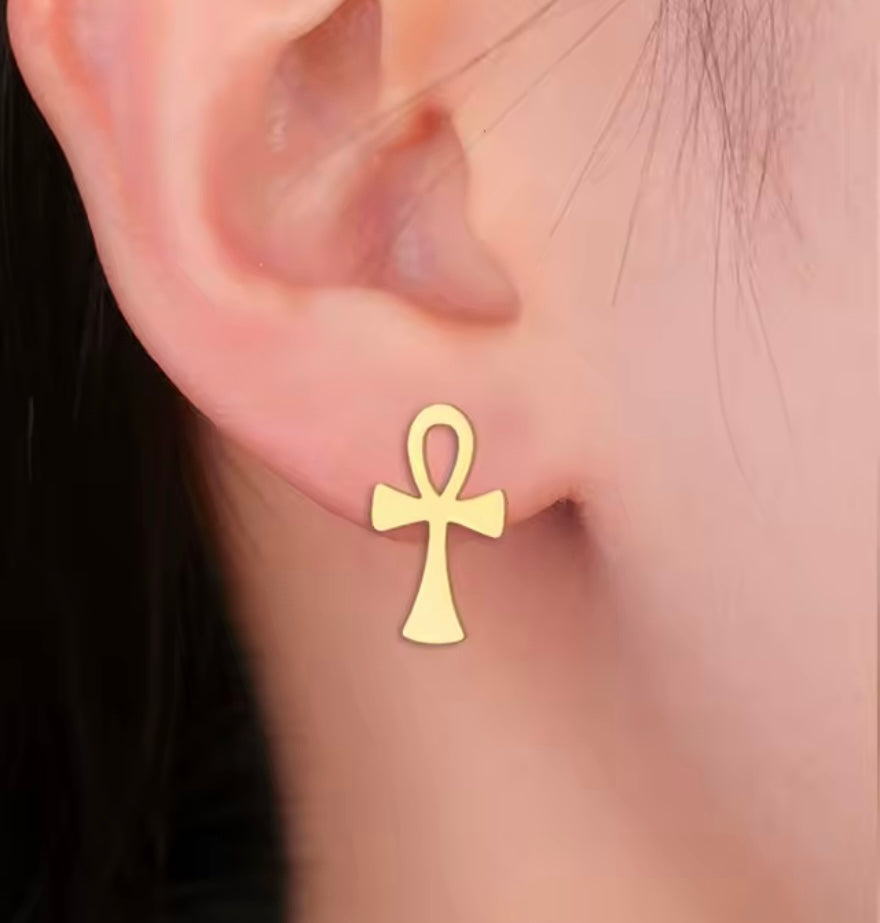 Ankh Earrings