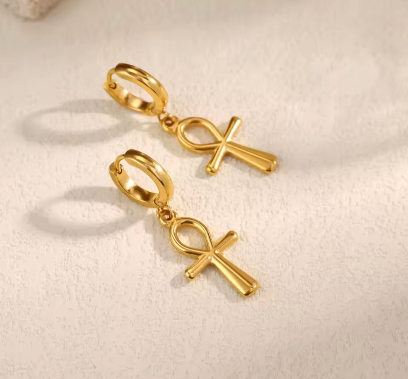 Ankh Earrings