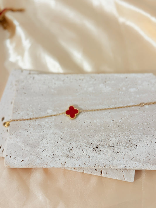 Eline in Red Bracelet
